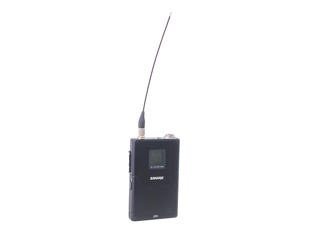 Shure UR1 Wireless Bodypack Transmitter (G1: 470 - 530 MHz) w/ (1) Antenna