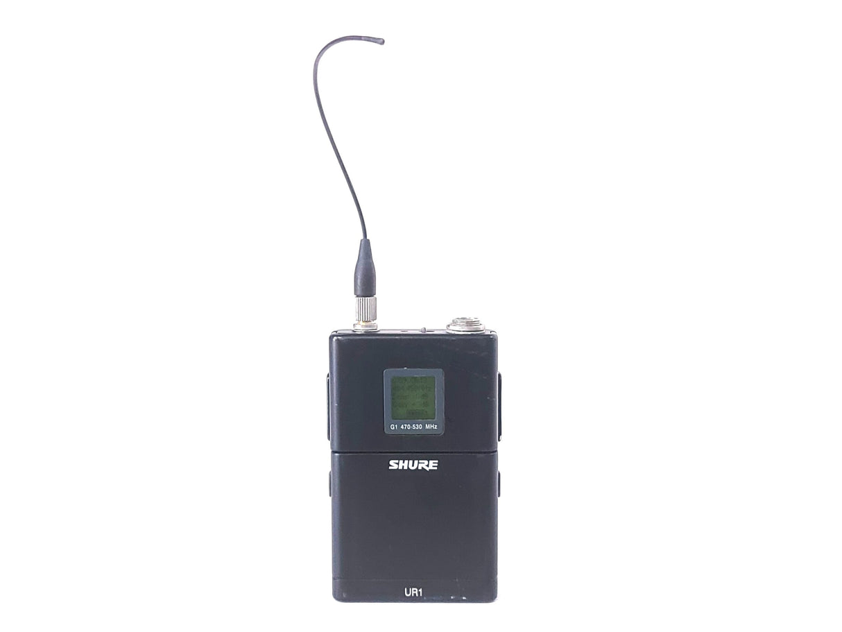 Shure UR1 Wireless Bodypack Transmitter (G1: 470 - 530 MHz) w/ (1) Antenna