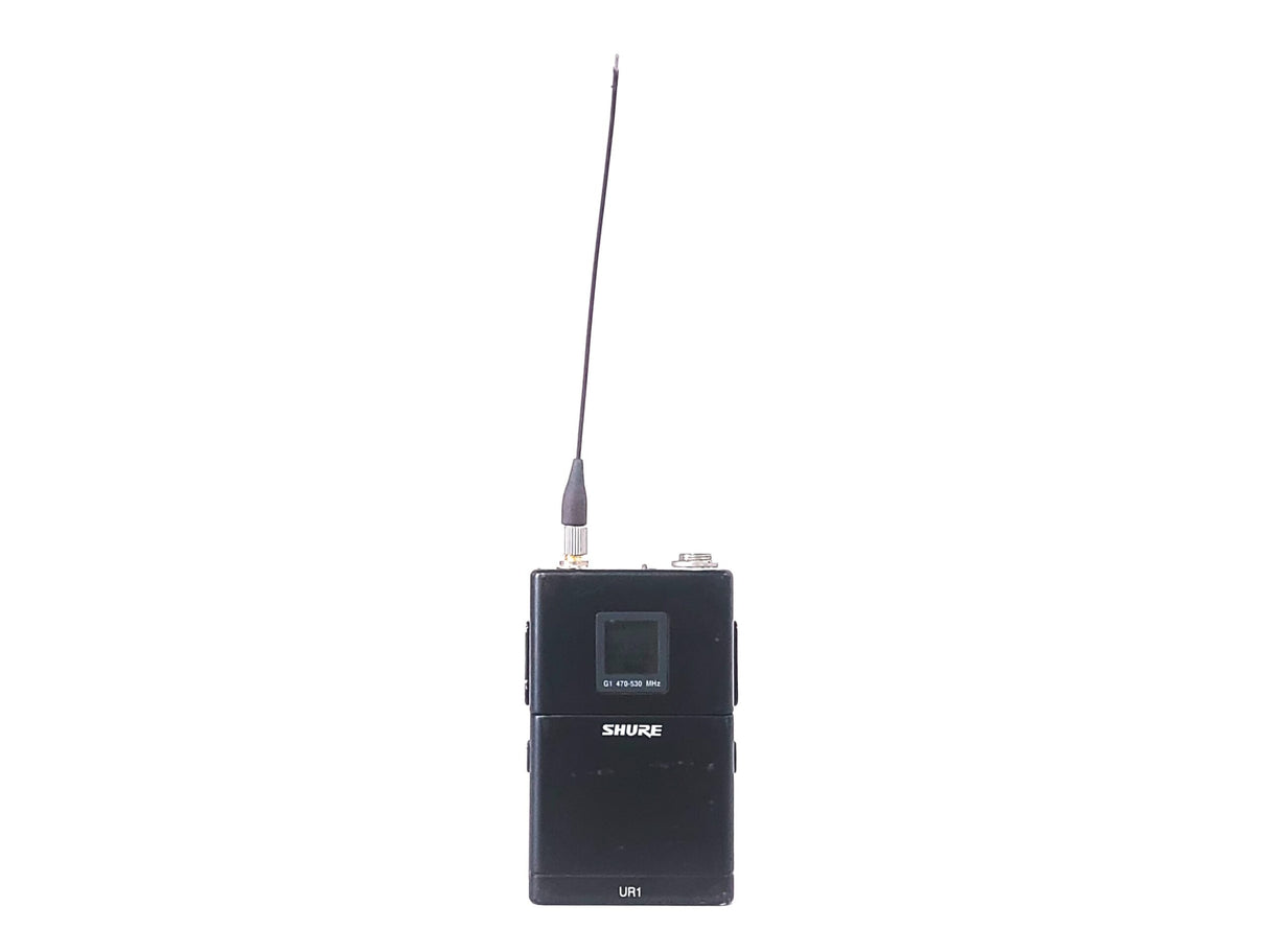 Shure UR1 Wireless Bodypack Transmitter (G1: 470 - 530 MHz) w/ (1) Antenna