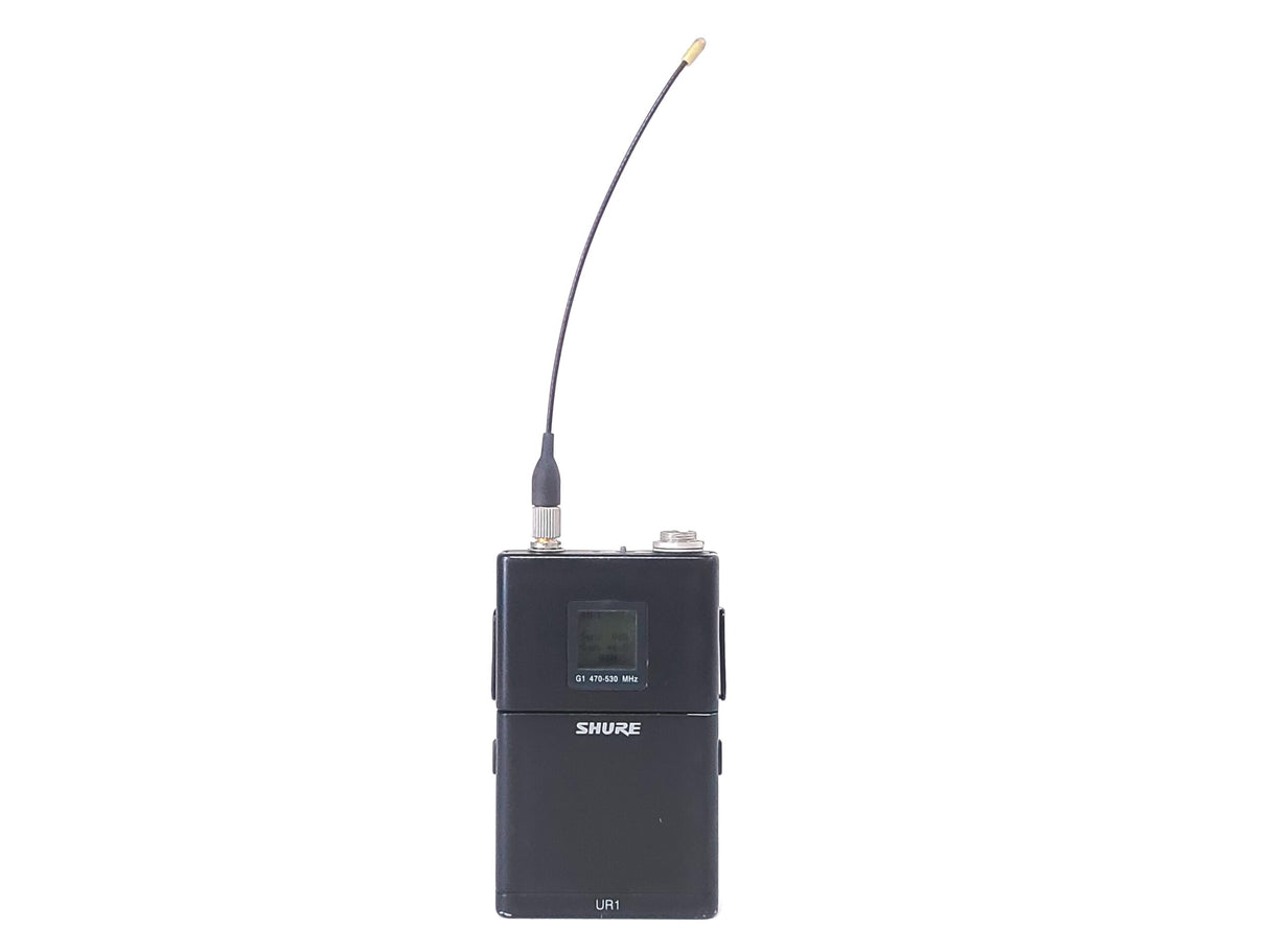 Shure UR1 Wireless Bodypack Transmitter (G1: 470 - 530 MHz) w/ (1) Antenna