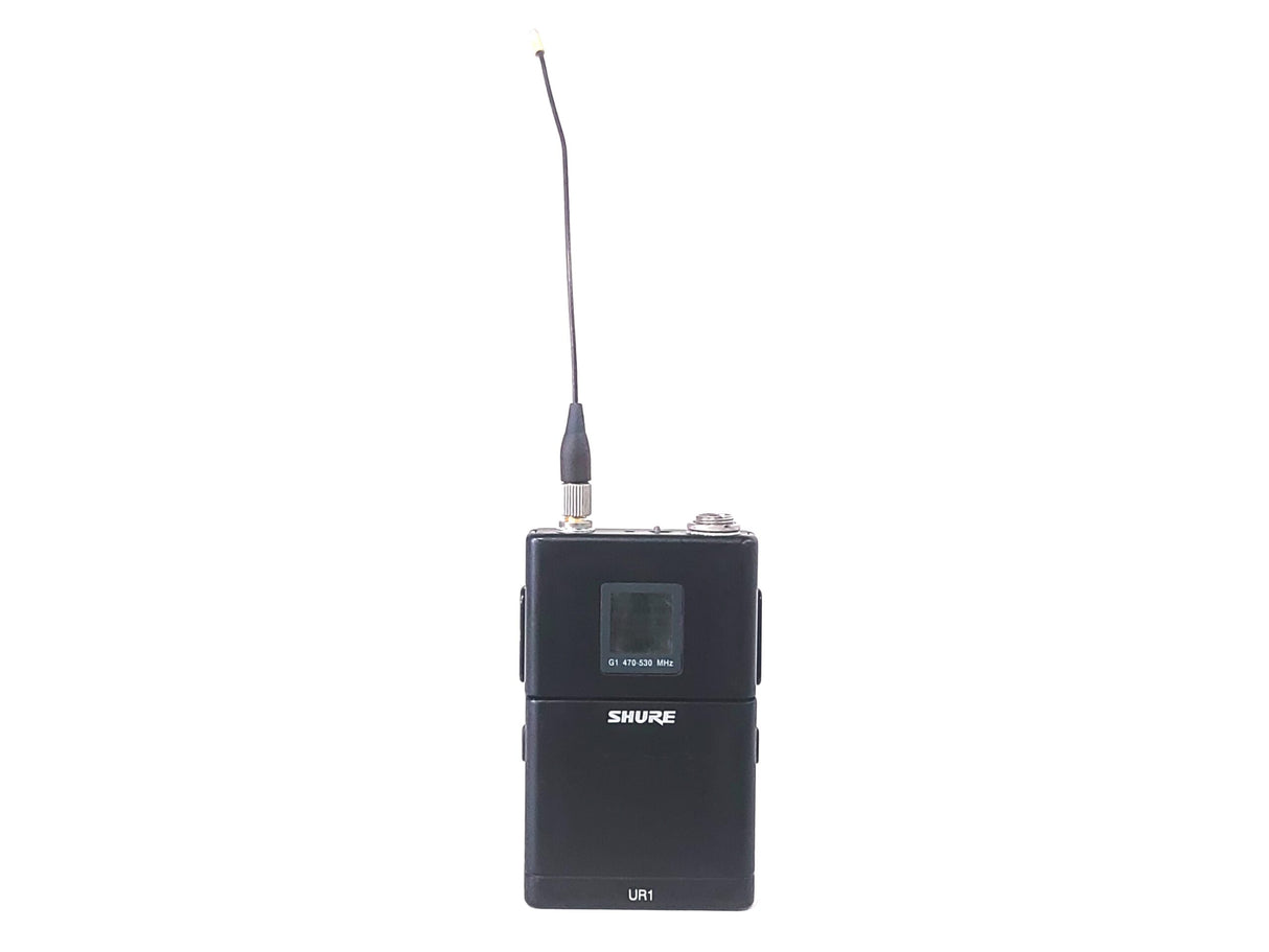 Shure UR1 Wireless Bodypack Transmitter (G1: 470 - 530 MHz) w/ (1) Antenna