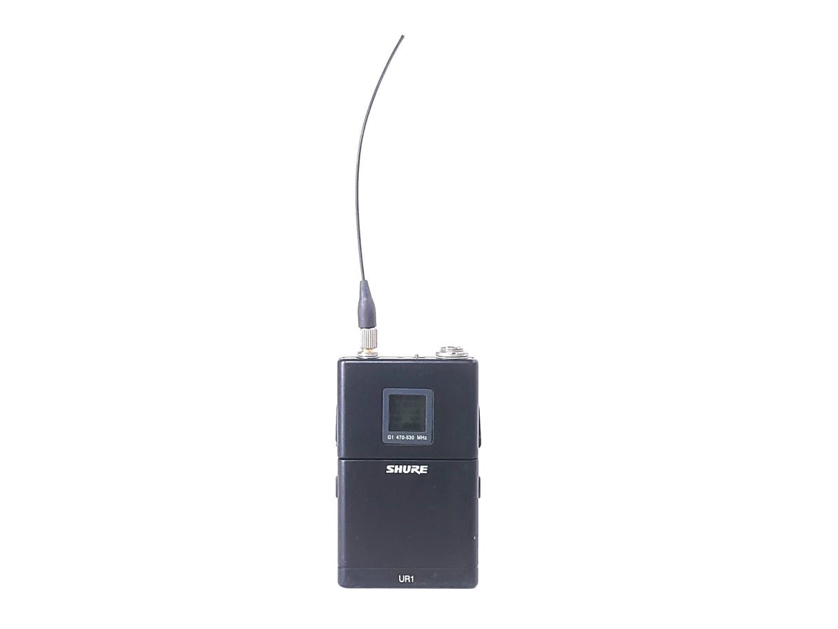 Shure UR1 Wireless Bodypack Transmitter (G1: 470 - 530 MHz) w/ (1) Antenna