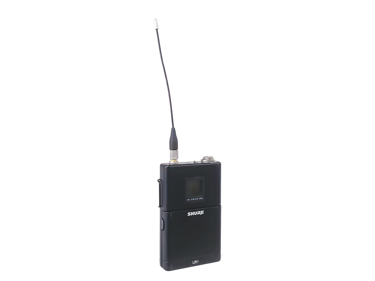 Shure UR1 Wireless Bodypack Transmitter (H4: 518 - 578 MHz) w/ (1) Antenna