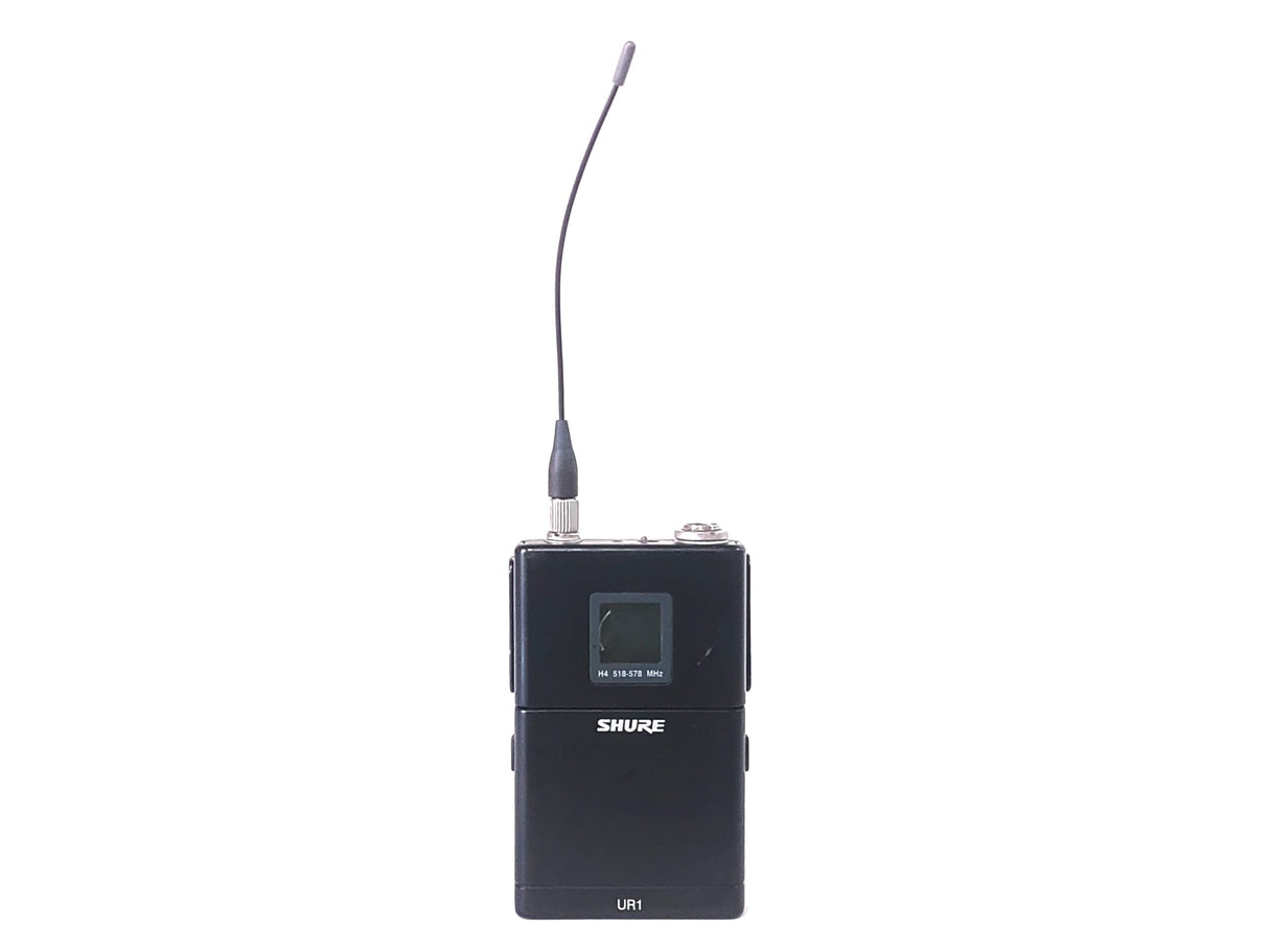 Shure UR1 Wireless Bodypack Transmitter (H4: 518 - 578 MHz) w/ (1) Antenna