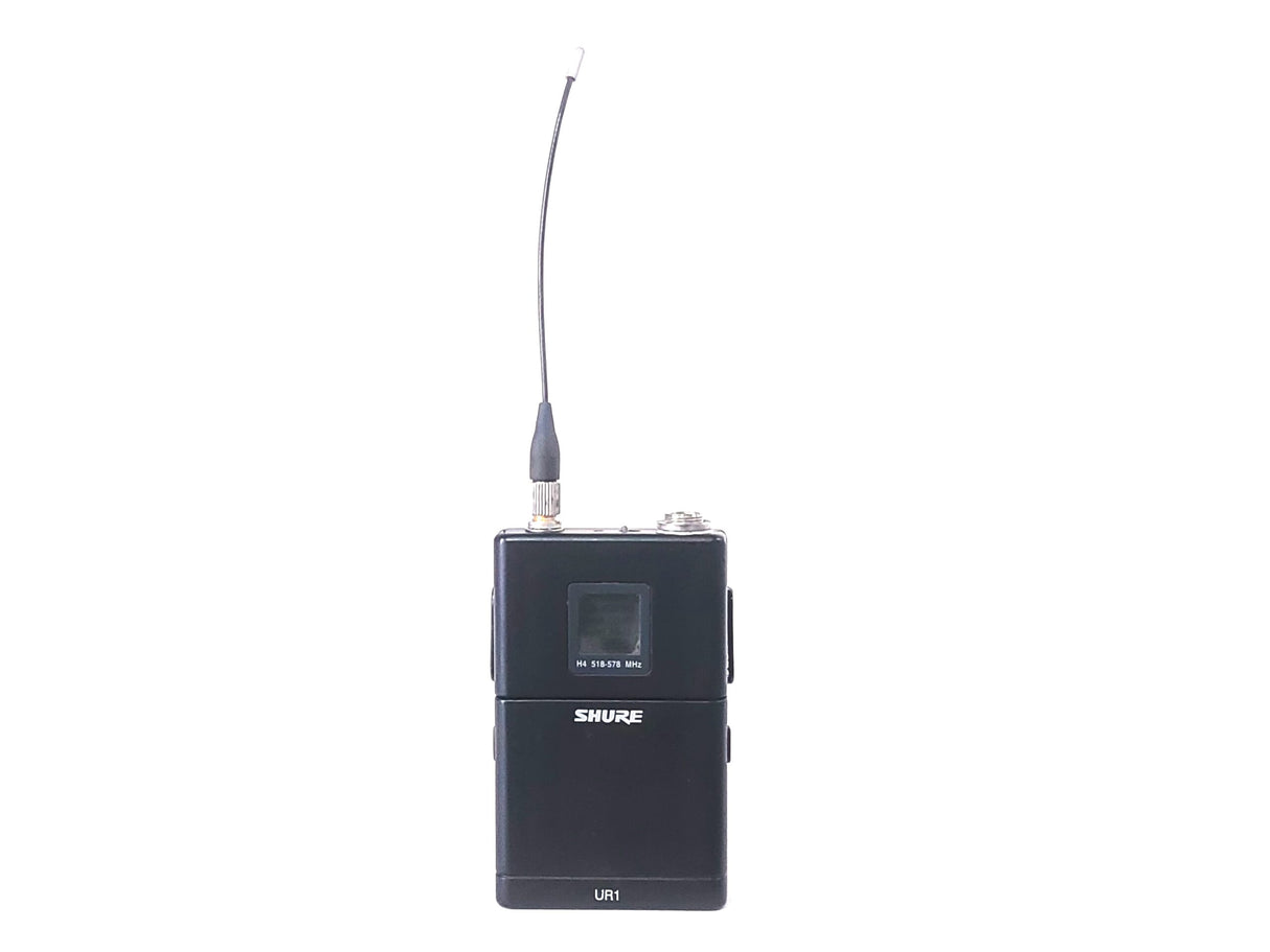 Shure UR1 Wireless Bodypack Transmitter (H4: 518 - 578 MHz) w/ (1) Antenna