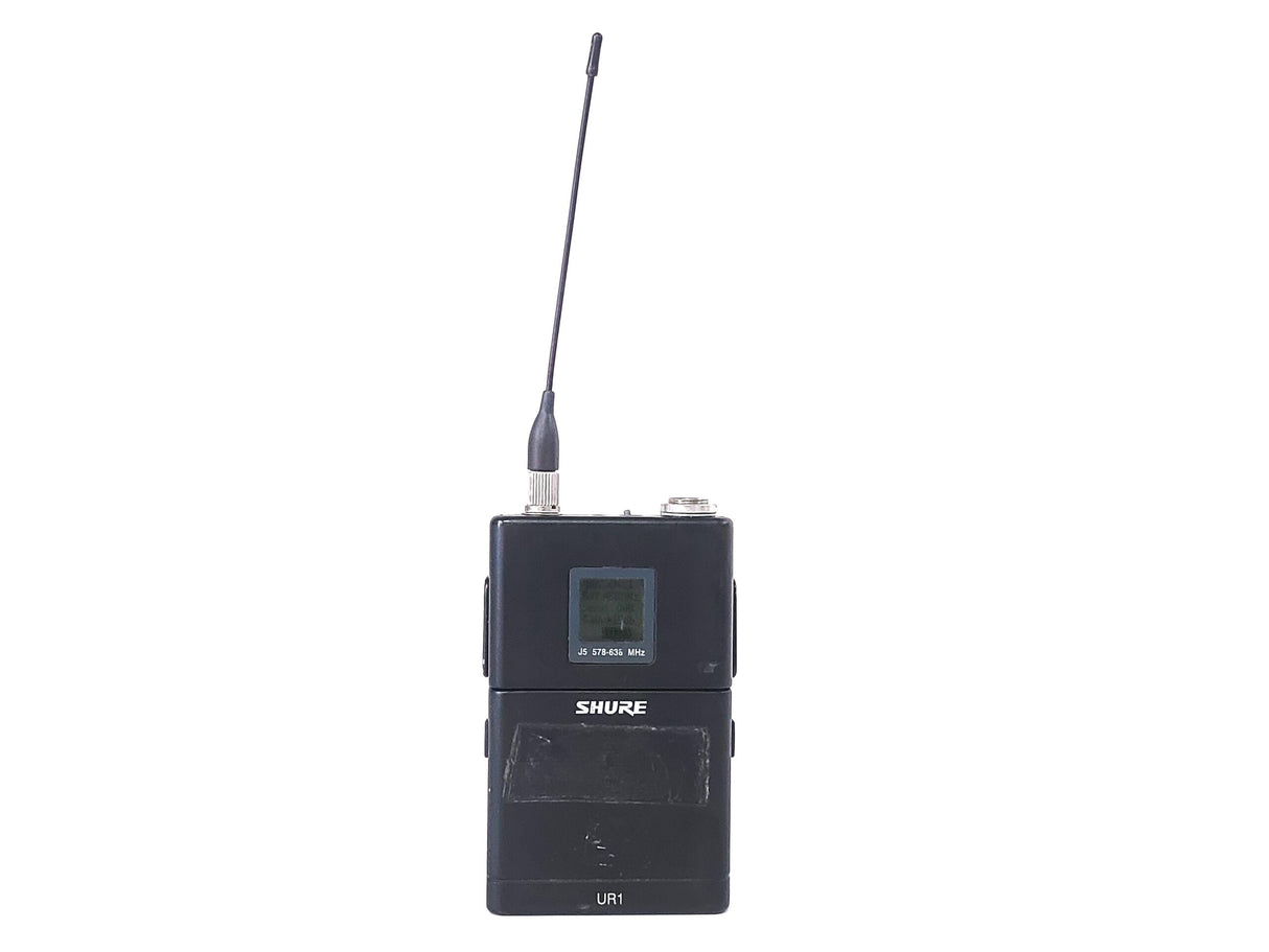 Shure UR1 Wireless Bodypack Transmitter (J5: 578 - 638 MHz) w/ (1) Antenna