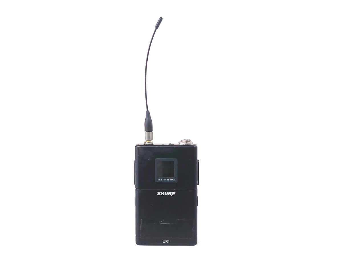 Shure UR1 Wireless Bodypack Transmitter (J5: 578 - 638 MHz) w/ (1) Antenna