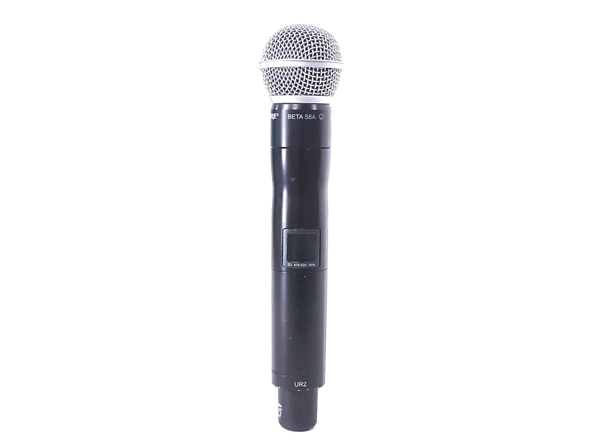 Shure UR2 Wireless Transmitter (G1: 470 - 530 MHz) w/ BETA 58A Mic Capsule