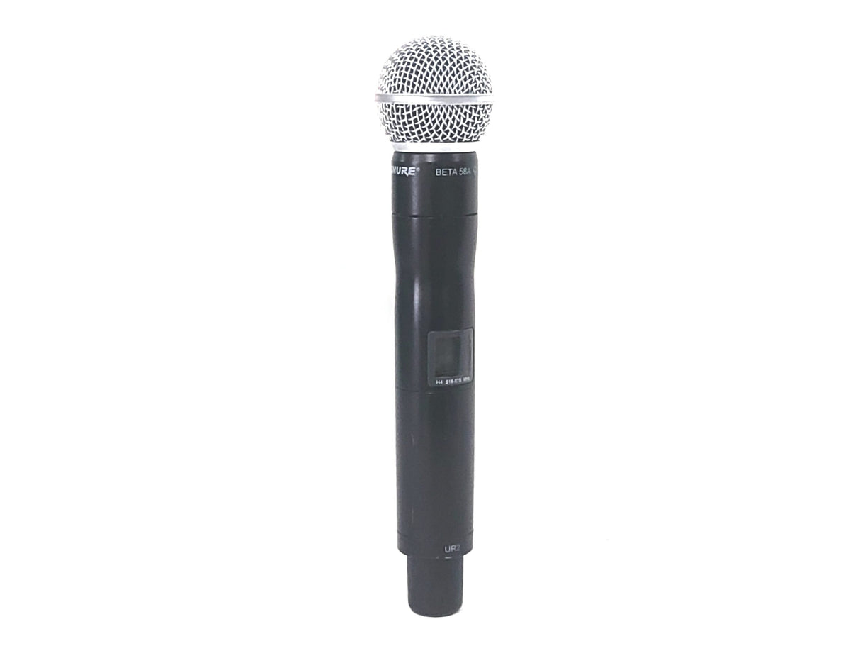 Shure UR2 Wireless Transmitter (H4: 518 - 578 MHz) w/ BETA 58A Mic Capsule