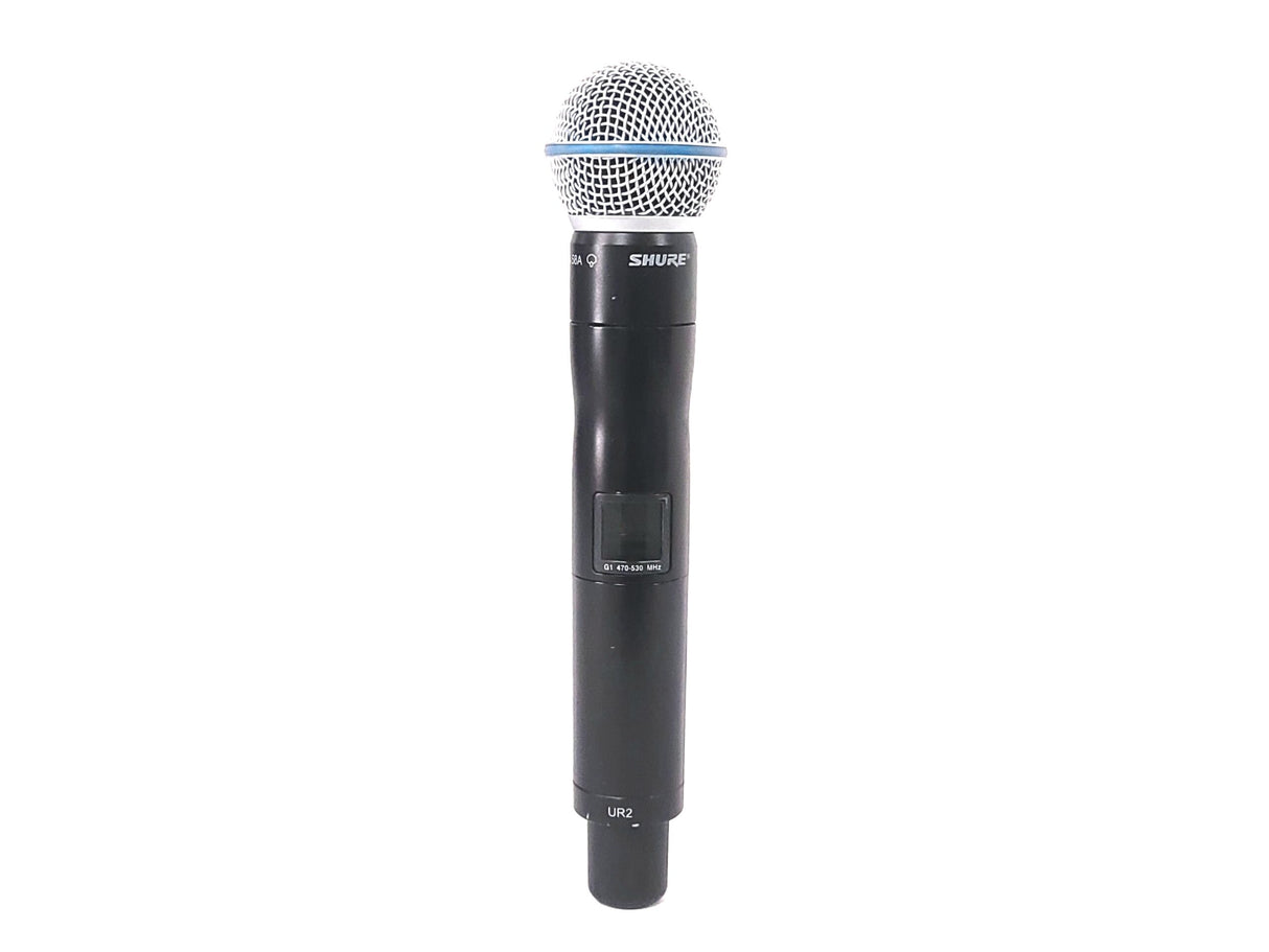 Shure UR2 Wireless Transmitter w/ BETA 58A Mic Capsule (G1: 470 - 530 MHz)