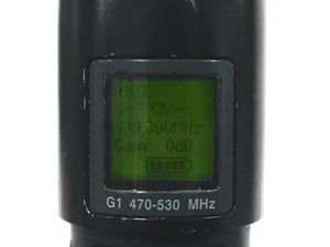 Shure UR2 Wireless Transmitter w/ BETA 58A Mic Capsule (G1: 470 - 530 MHz)