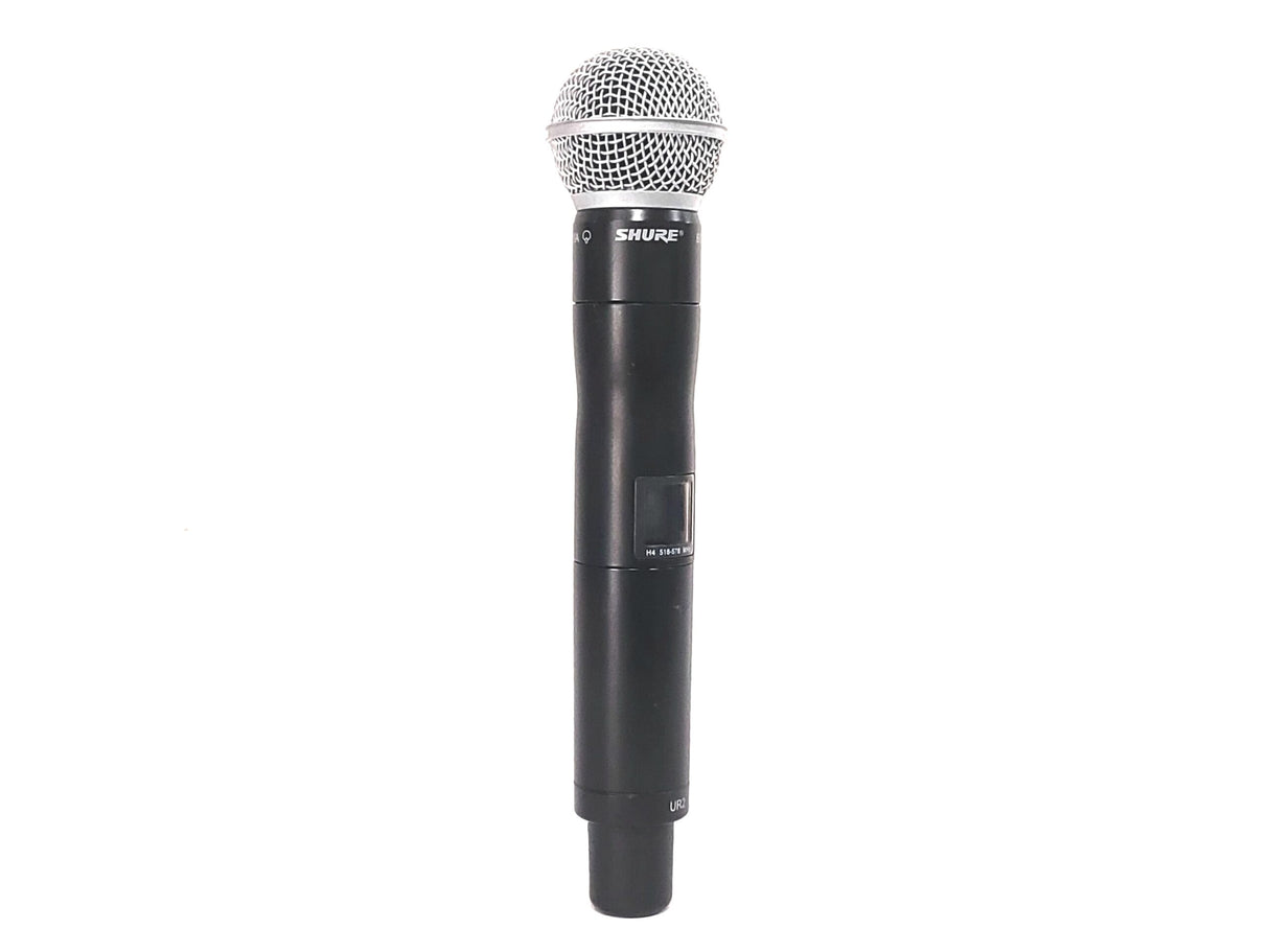 Shure UR2 Wireless Transmitter w/ BETA 58A Mic Capsule (H4: 518 - 578 MHz)