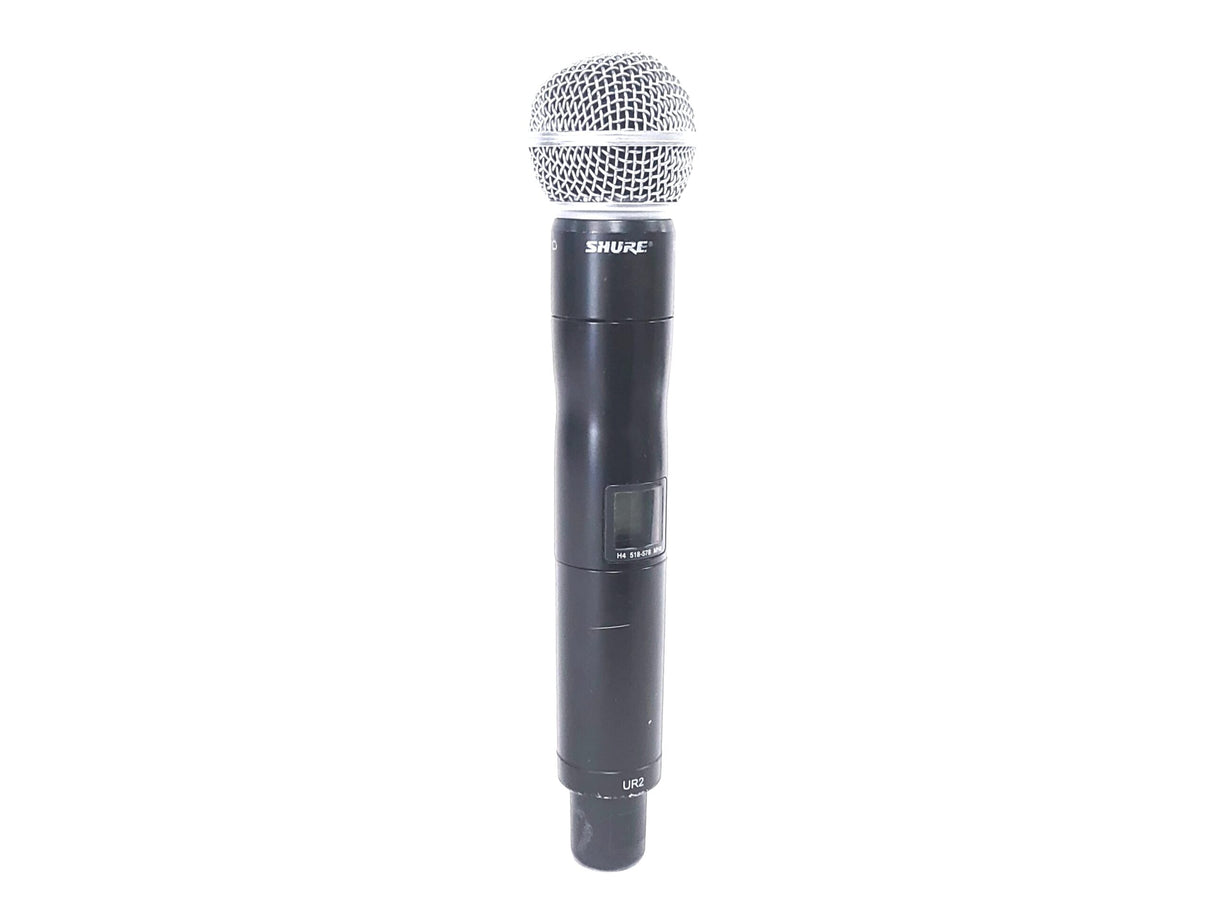 Shure UR2 Wireless Transmitter w/ SM58 Mic Capsule (H4: 518 - 578 MHz)