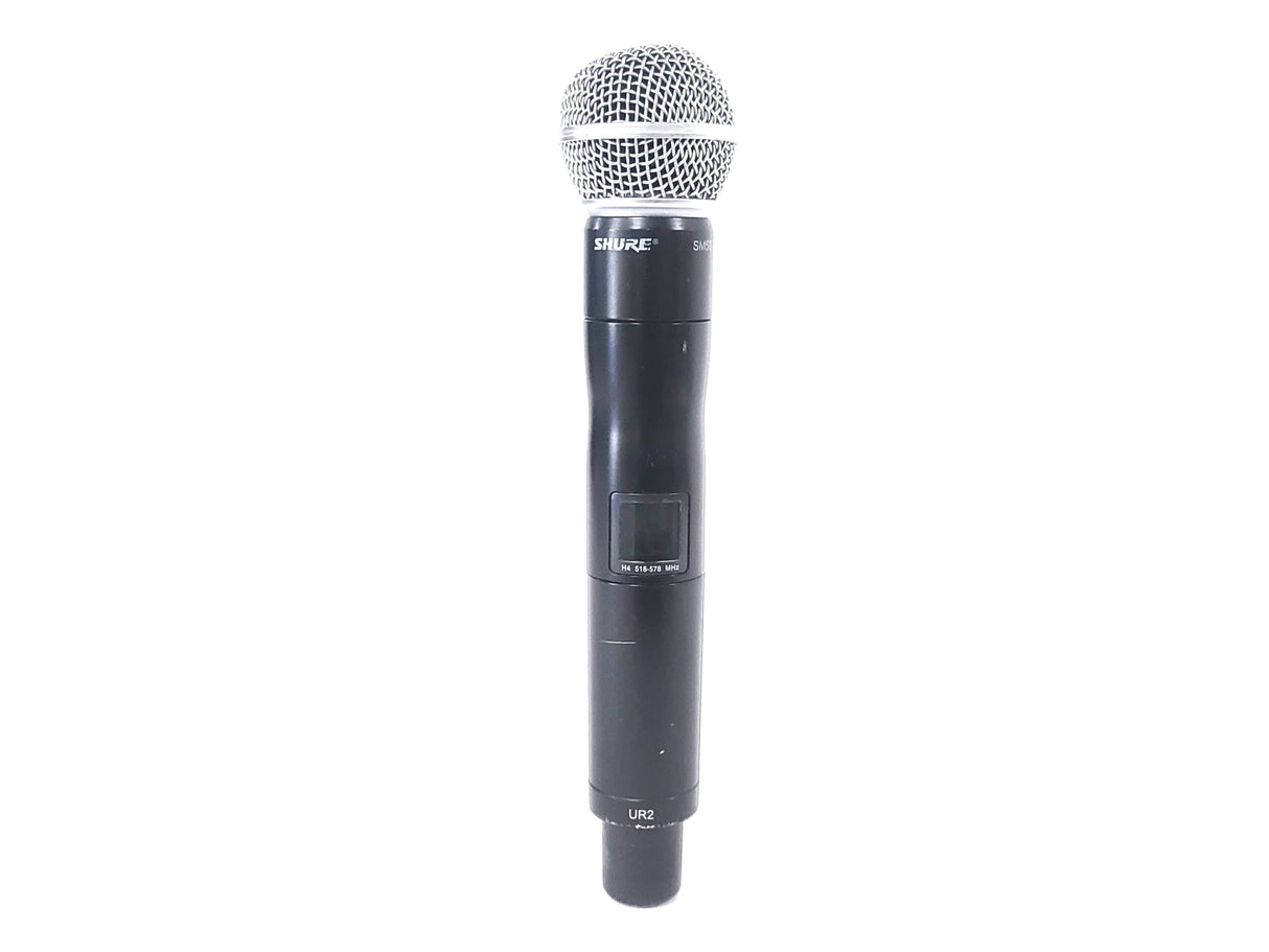 Shure UR2 Wireless Transmitter w/ SM58 Mic Capsule (H4: 518 - 578 MHz)