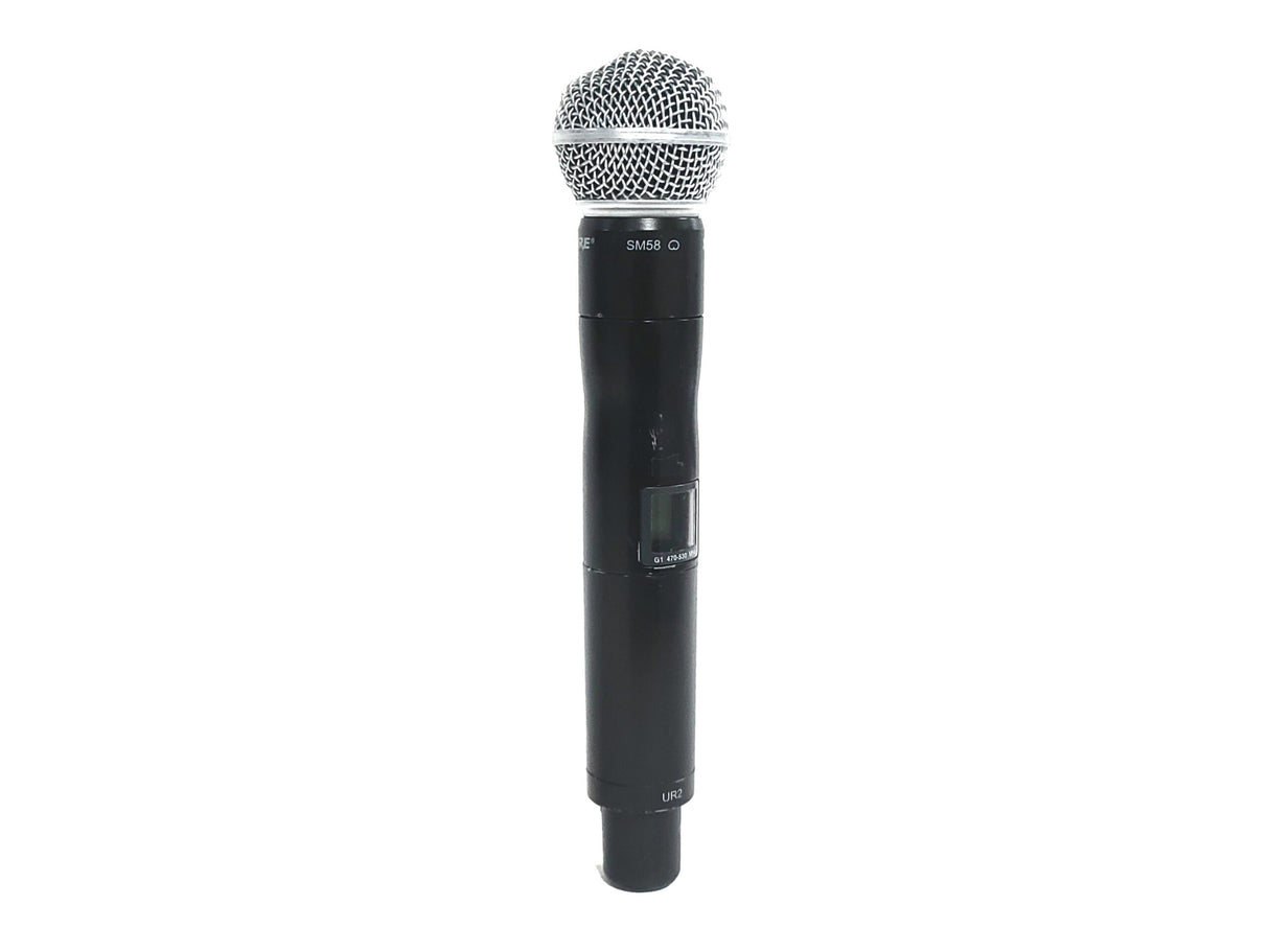 Shure UR2 Wirelsess Transmitter w/ SM58 Mic Capsule (G1: 470 - 530 MHz)