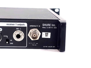 Shure UR4D H4 Wireless Receiver (518-578 MHz) w/ (2) Antennas