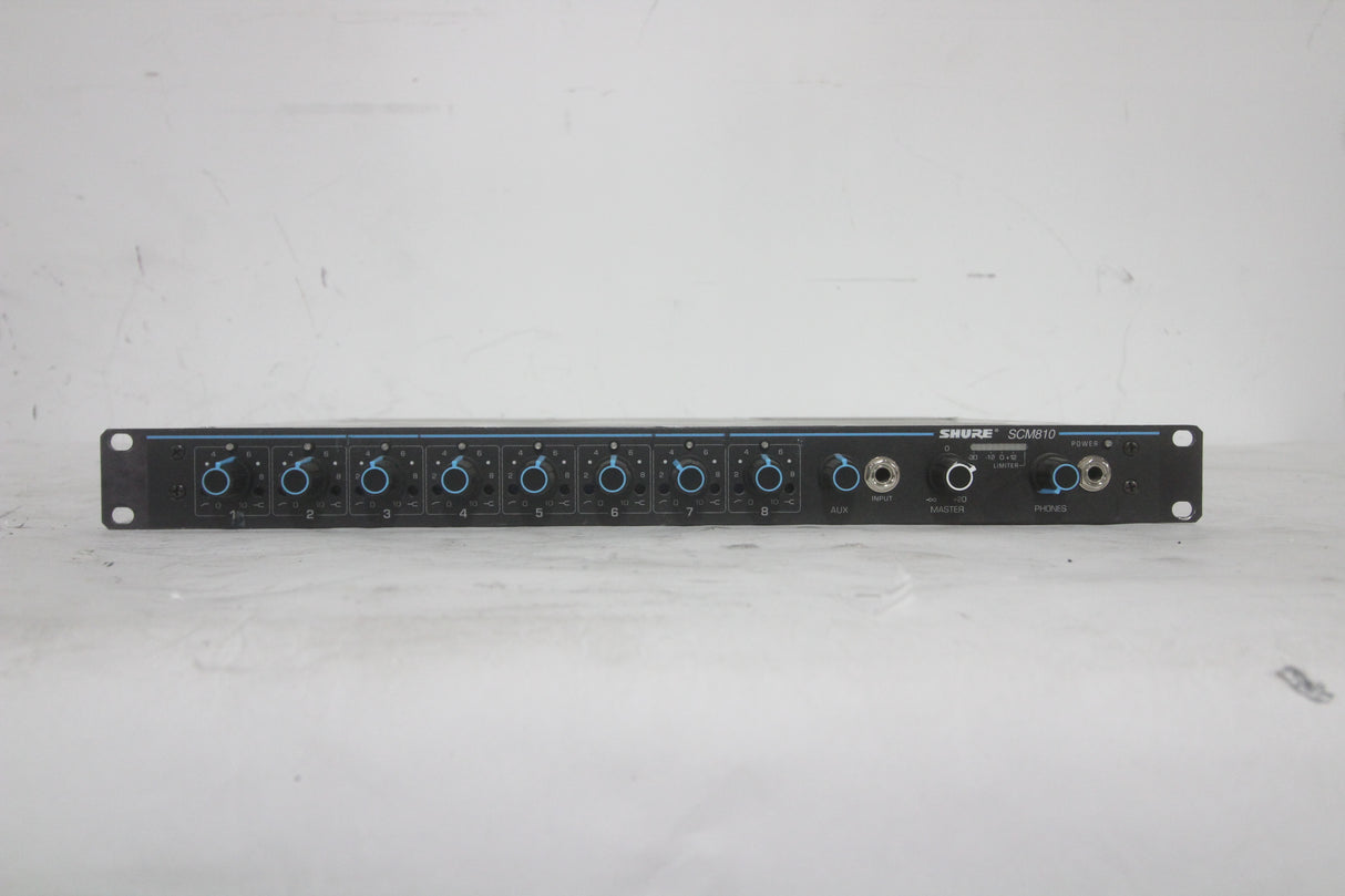 Shure SCM810 8-Channel Microphone Mixer (1407-210)