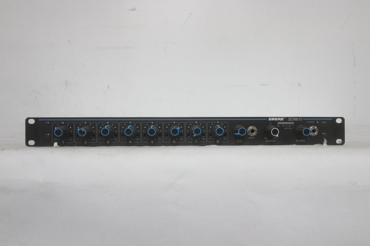 Shure SCM810 8-Channel Microphone Mixer (1407-215)