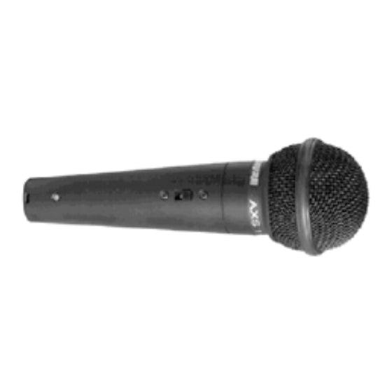 Shure AXS-1 Unidirectional Dynamic Microphone