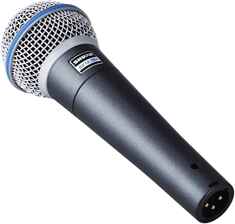 Shure Beta 58A Supercardioid Dynamic Vocal Microphone