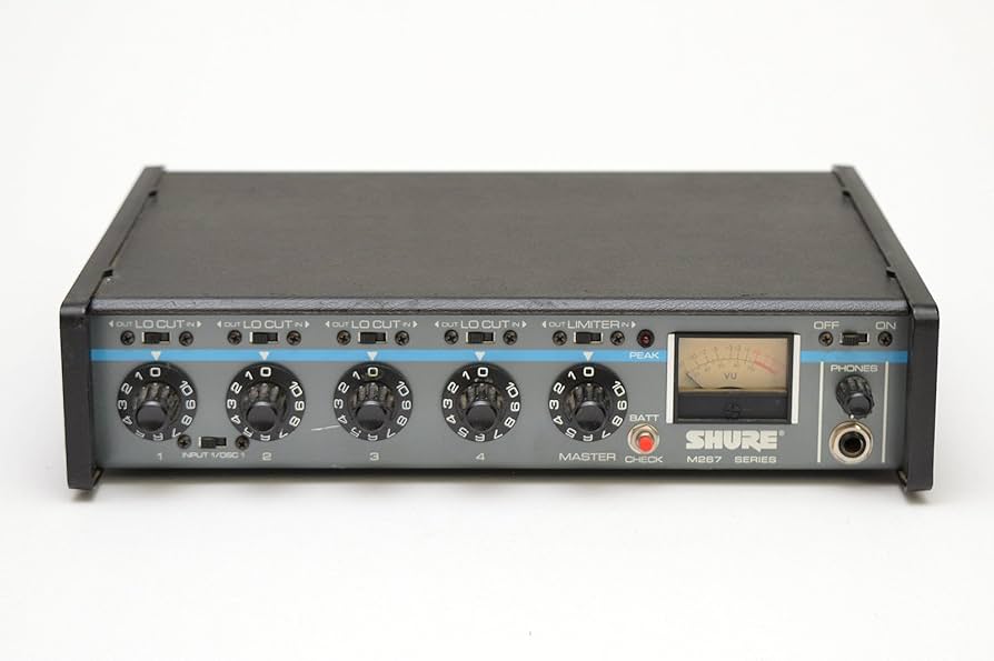 Shure M267 4-Channel Microphone Mixer