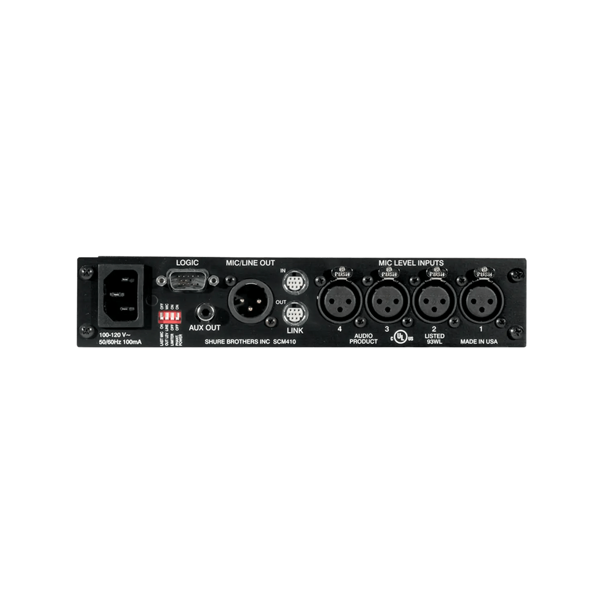 Shure SCM410 4-Channel Automatic Mixer