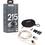 Shure SE215-CL In-Ear Monitor in Pouch