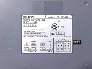 Sony RM-BR300 Remote Control Unit