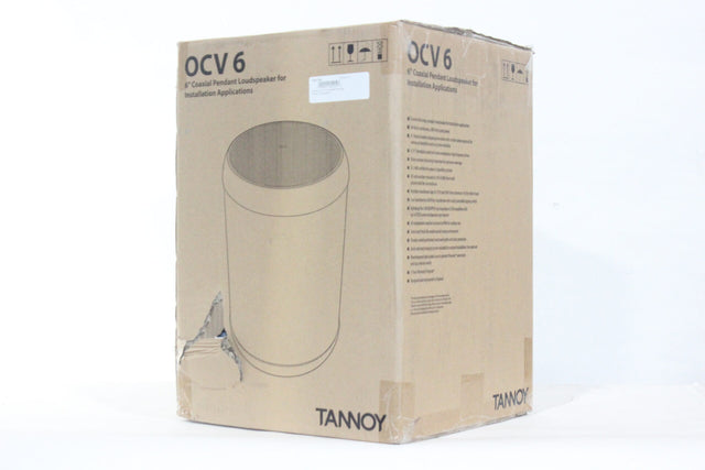 Tannoy OCV 6 6 Coaxial Full-Range Pendant Loudspeaker box damaged - 1|Tannoy OCV 6 6 Coaxial Full-Range Pendant Loudspeaker box damaged - 2|Tannoy OCV 6 6 Coaxial Full-Range Pendant Loudspeaker box damaged - 3