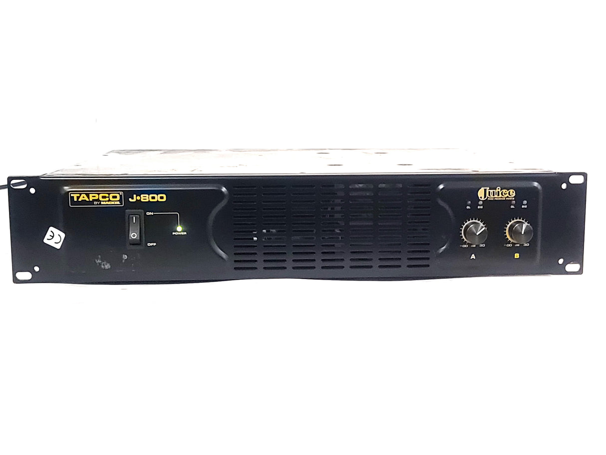 Tapco J-800 Two Channel Power Amplifier