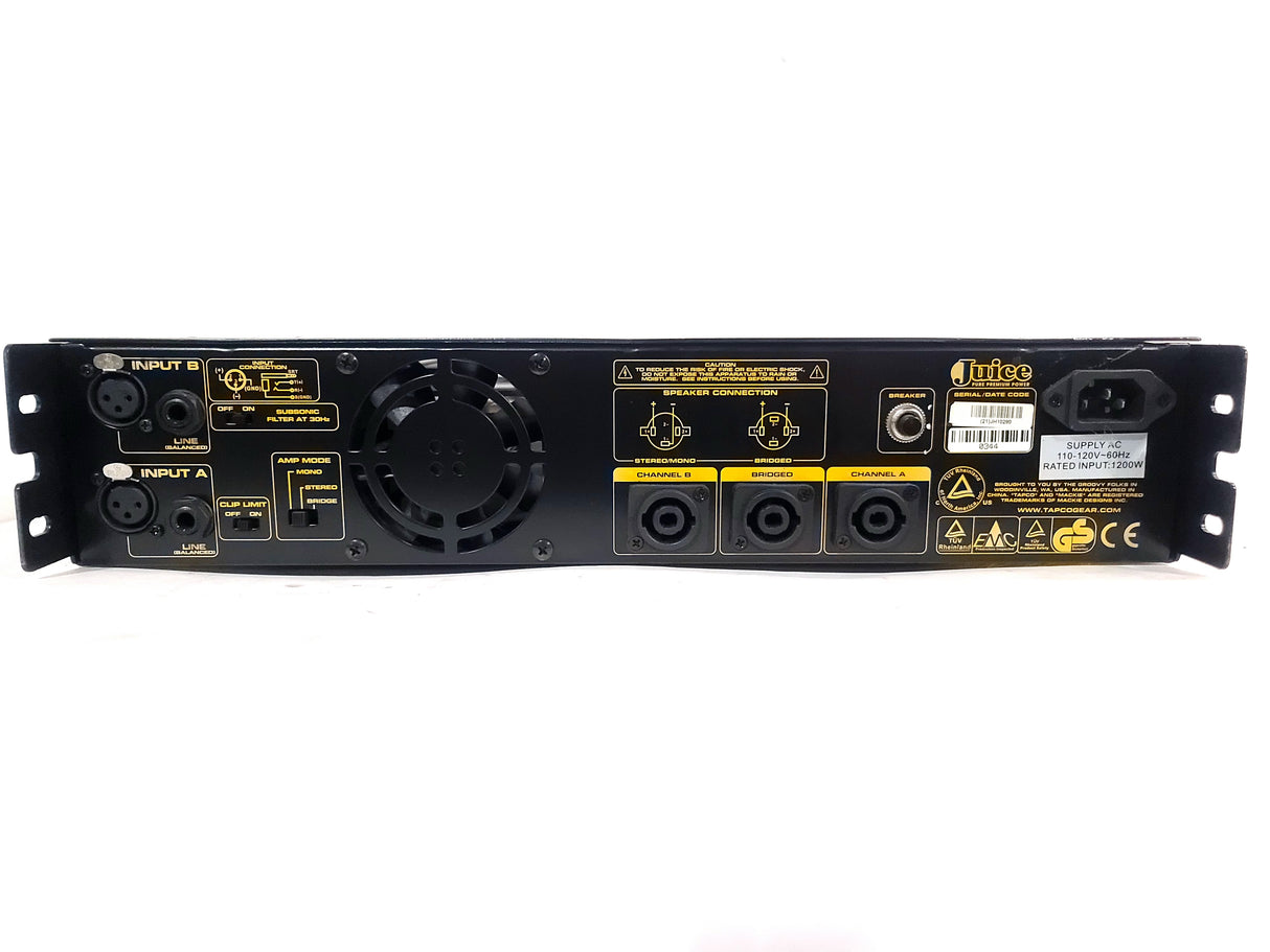 Tapco J-800 Two Channel Power Amplifier