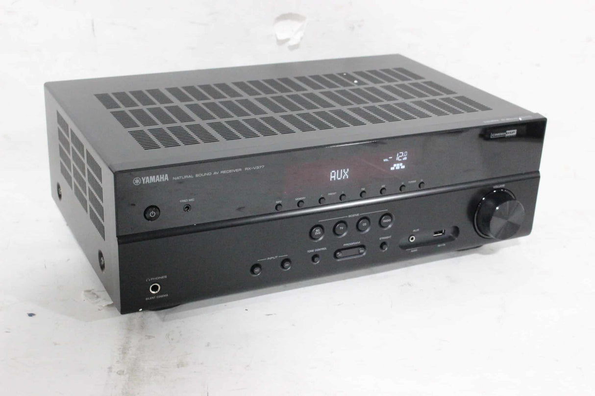 Yamaha RX-V377 AV Receiver in Original Box - 2|Yamaha RX-V377 AV Receiver in Original Box - 1|Yamaha RX-V377 AV Receiver in Original Box - 3|Yamaha RX-V377 AV Receiver in Original Box - 4|Yamaha RX-V377 AV Receiver in Original Box - 5|Yamaha RX-V377 AV Receiver in Original Box - 6|Yamaha RX-V377 AV Receiver in Original Box - 7|Yamaha RX-V377 AV Receiver in Original Box - 8