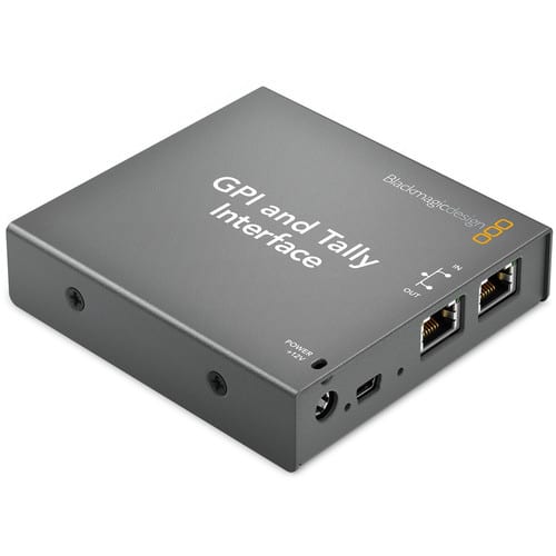 Blackmagic Design BMD-SWTALGPI8 GPI and Tally Interface Main|Blackmagic Design BMD-SWTALGPI8 GPI and Tally Interface - Top|Blackmagic Design BMD-SWTALGPI8 GPI and Tally Interface - Bottom