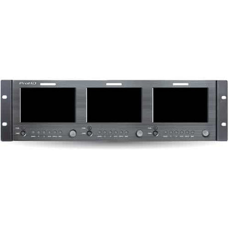 JVC DT-X51Hx3 TRIPLE 5-IN RACK DISPLAY MONITOR w/HDMI MAIN