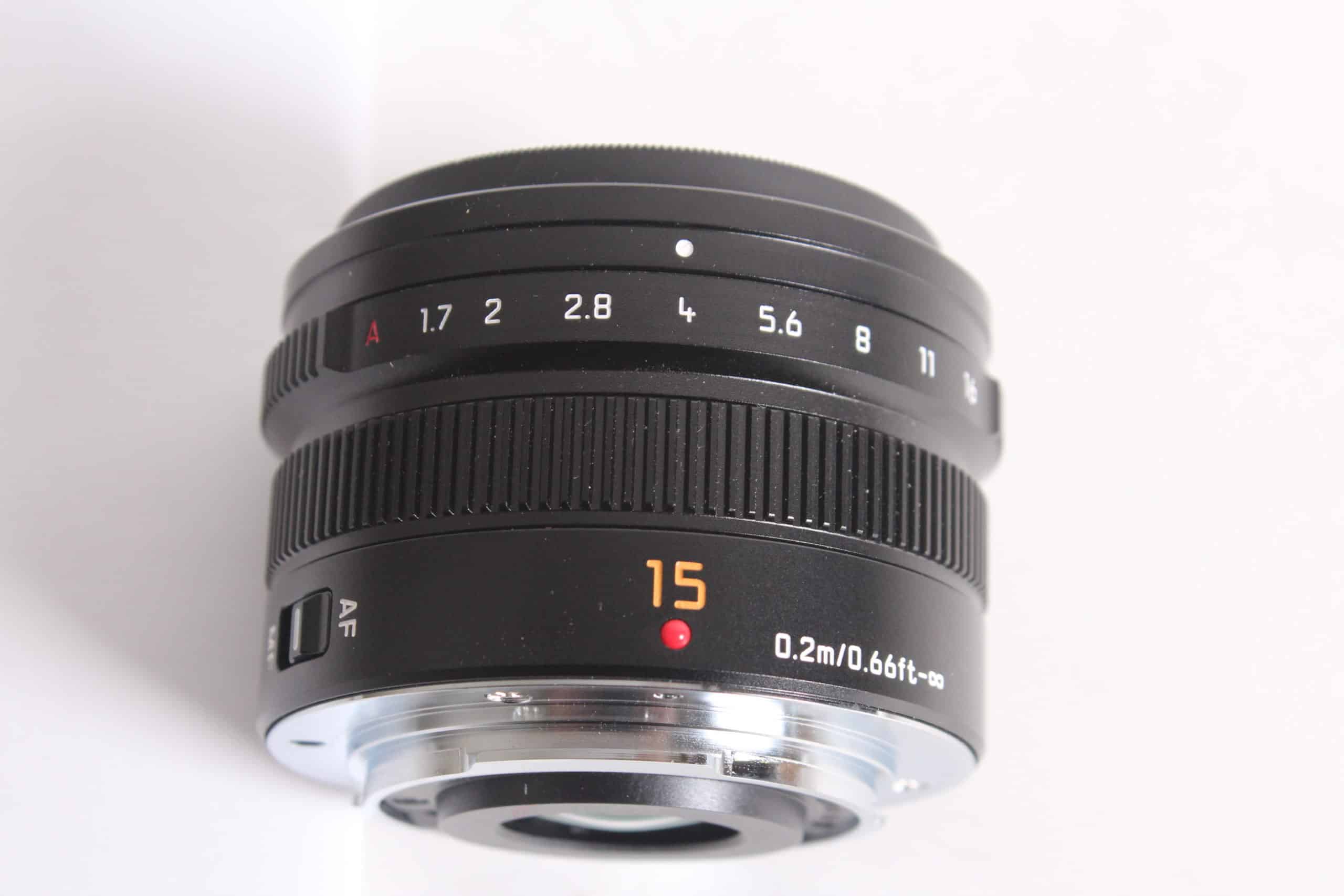 Panasonic LUMIX G LEICA DG SUMMILUX H-X015K Lens 15mm F1.7 ASPH