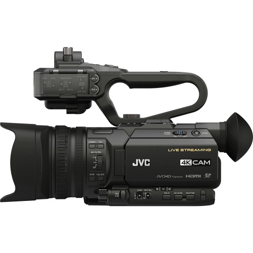 JVC GY-HM250SP 4KCAM Sports Production Streaming Camcorder side A