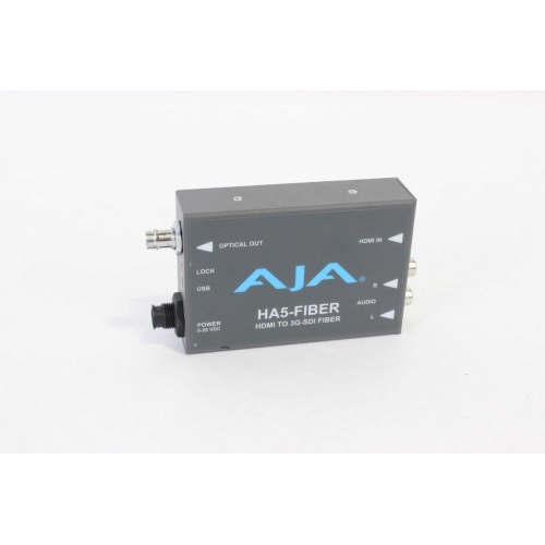 AJA HA5-Fiber HDMI to 3G-SDI over Fiber Video and Audio Converter FRONT