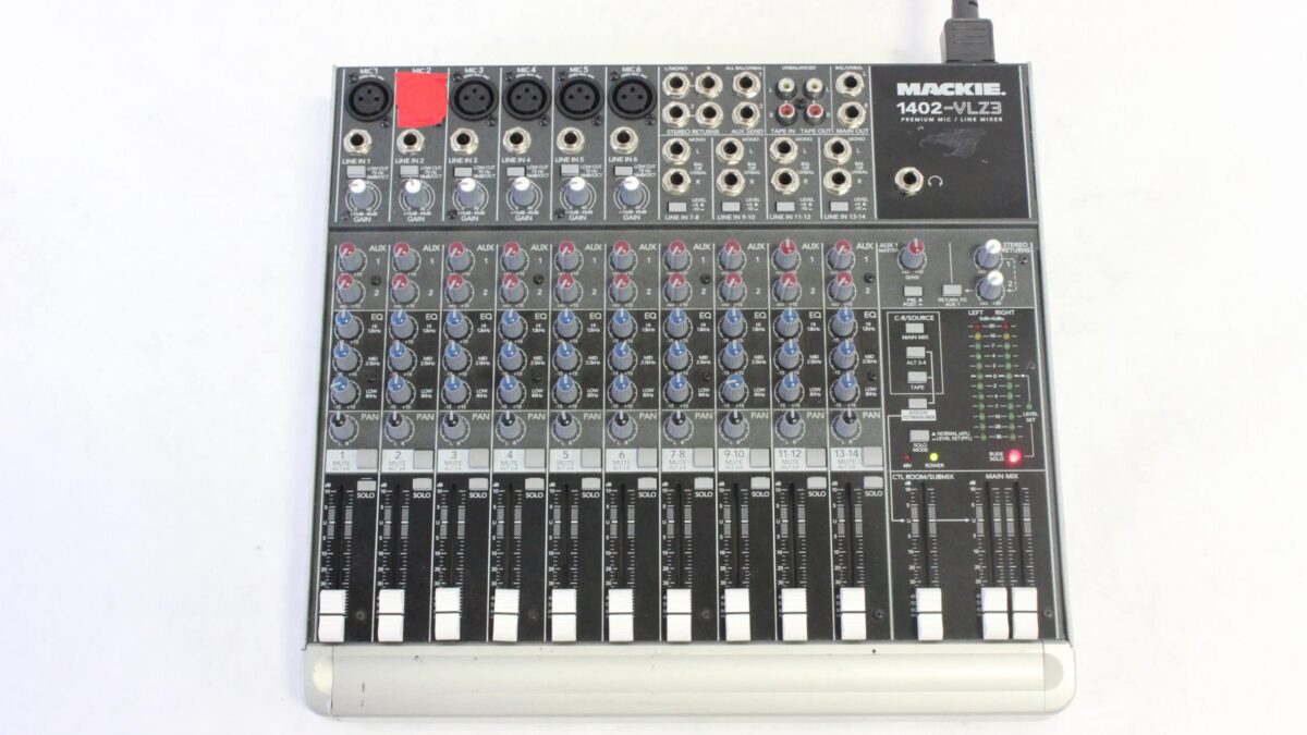 Mackie 1402-VLZ3 Mixer (FOR PARTS - Bad Channel 2) · AVGear