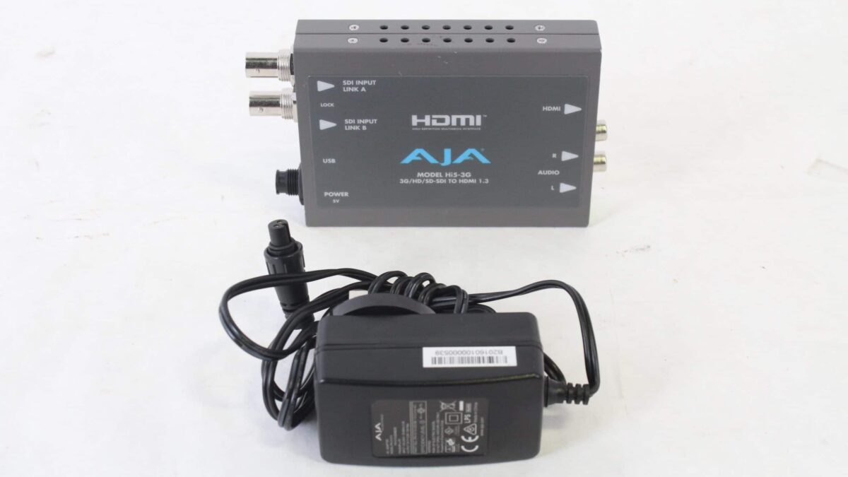 AJA Hi5-3G 3G/Dual Link/HD-SD-SDI to HDMI Converter