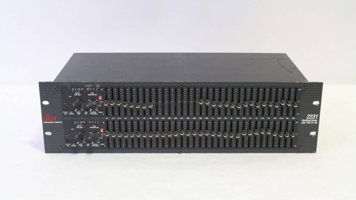 DBX 2231 Graphic Equalizer/Limiter with Type III