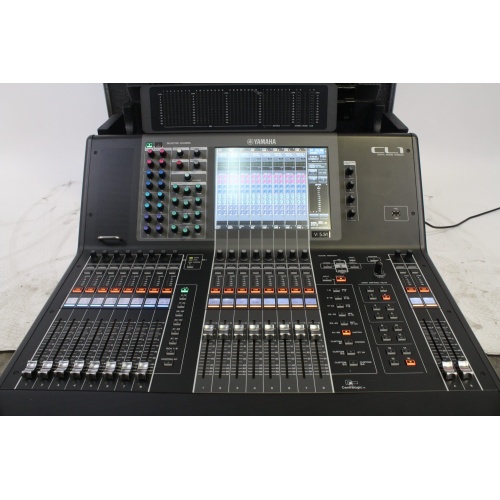 Yamaha CL1 Digital Mixing Console w/ Wheeled Road Case CONTROL VIEW 2