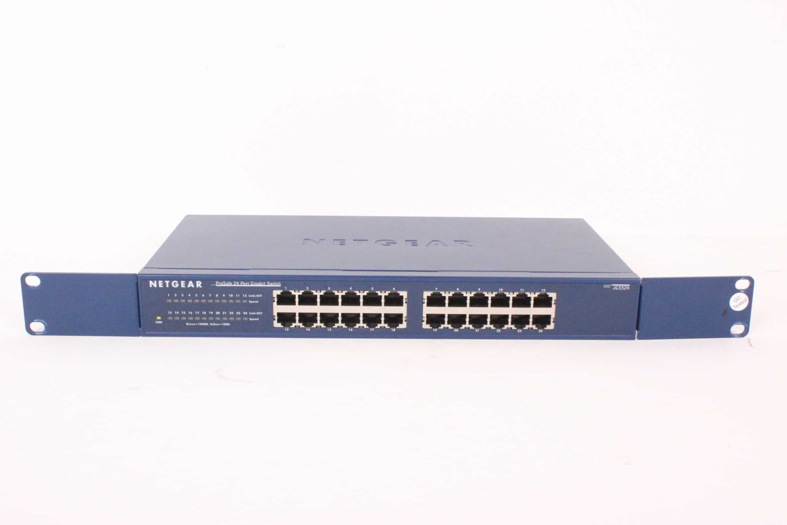 Netgear 24-port Gigabit Rack Mountable Network Switch (JGS524-200EUS)