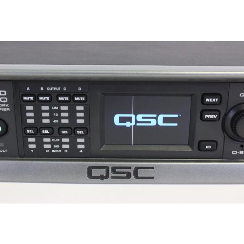 qsc-cxd42q-4-channel-processing-amplifier-2500w-minor-led-screen-damage SCREEN1