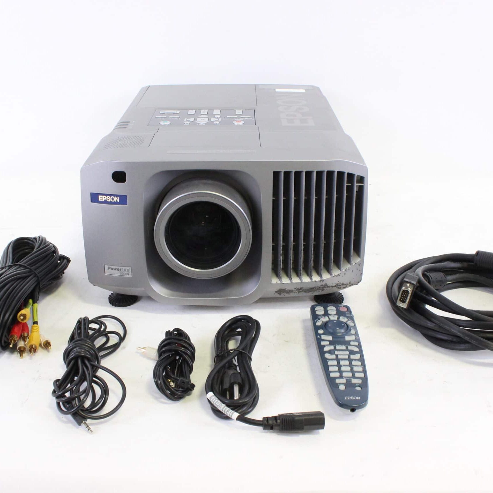 (1)Epson PowerLite Tri-LCD Projector Model #H692A *Tested/Working*no purchases Remote