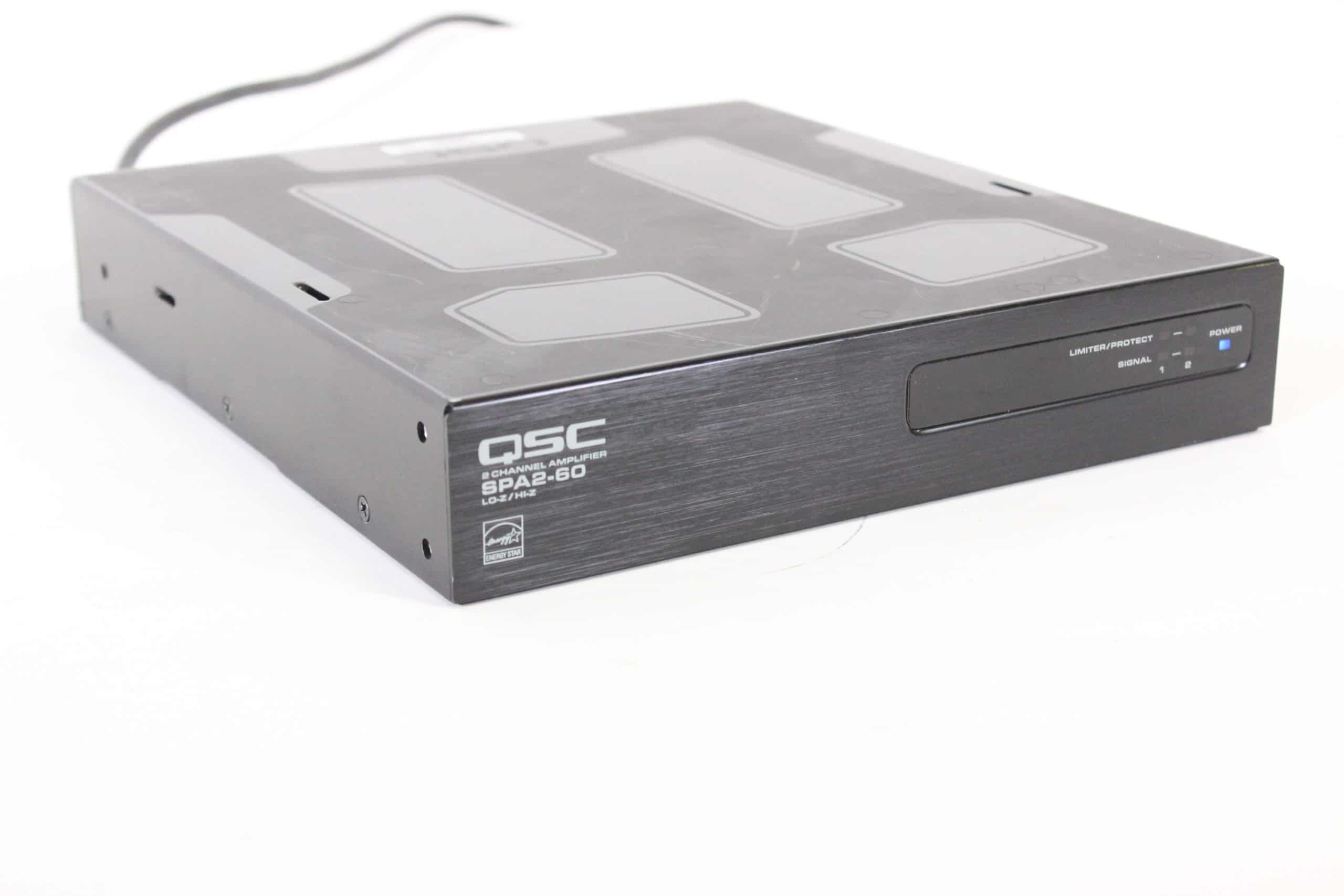 QSC SPA2-60 2-Channel Power Amplifier (60W) | AVGear.com