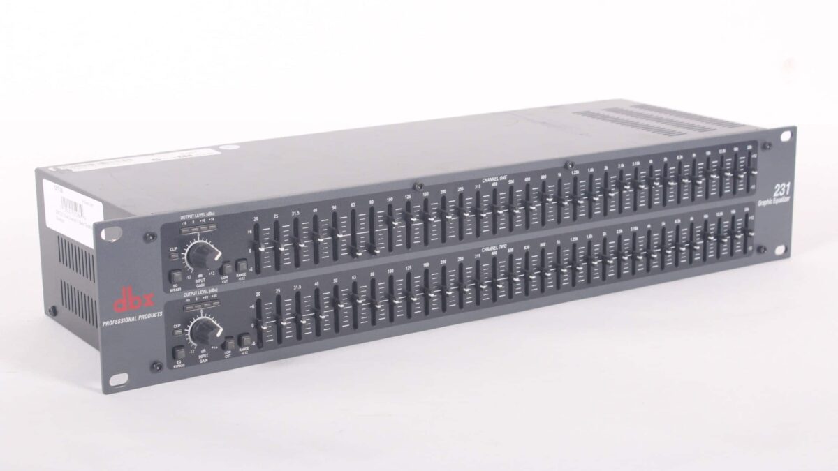 DBX 231 Dual Channel 31-Band Graphic Equalizer | AVGear.com