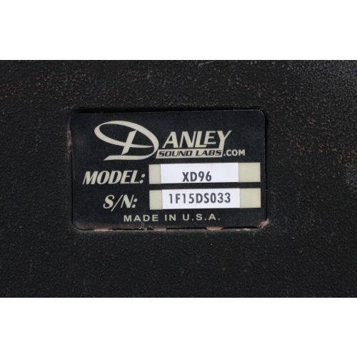 danley-sound-labs-xd96-90-x-60-degree-full-range-loudspeaker-w-wheeled-cart label