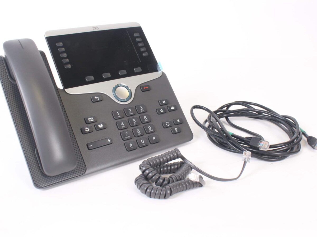 Cisco 8841 VoIP Phone in Original Box w/ 2 Cables (PSU Not Included) ·  AVGear