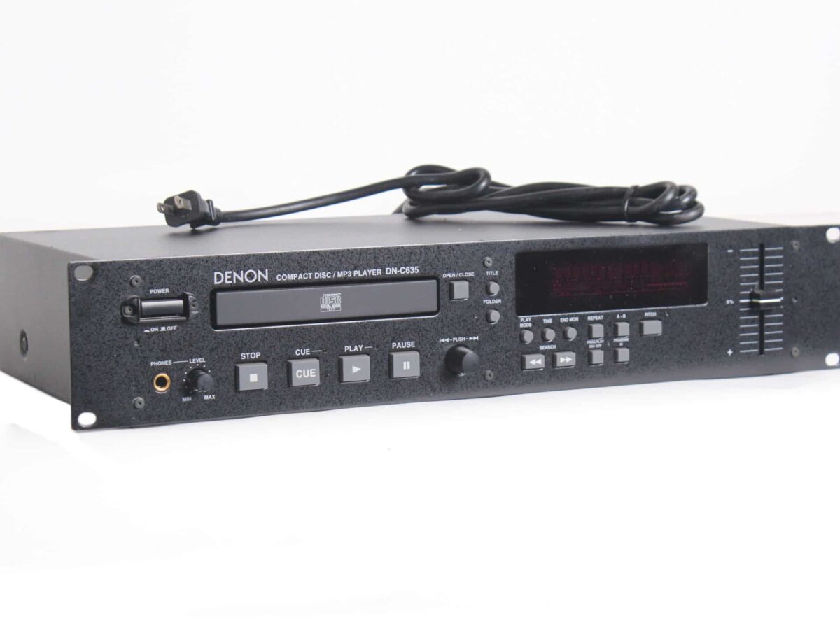 Denon DN-C635 Professional CD/MP3 Player (Background Noise) · AVGear