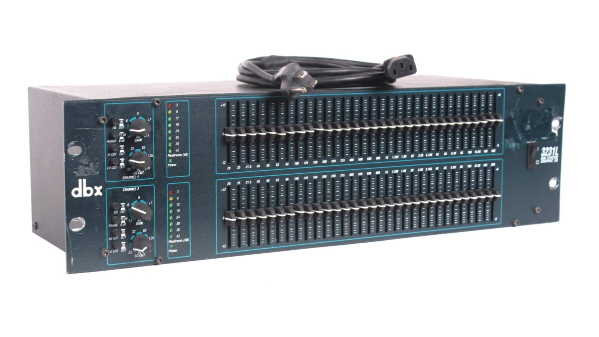 dbx 3231L Dual 31-Band Graphic Equalizer
